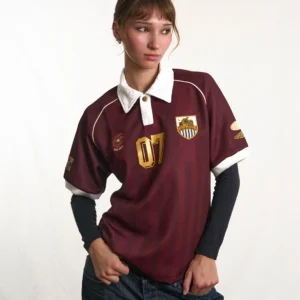 Le Maillot R.C.C cerise noire