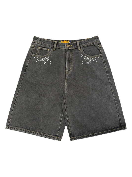 VINTAGE BLACK ORNAMENTS SHORT