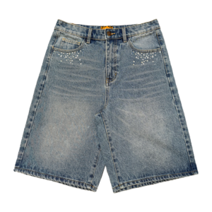 VINTAGE BLUE ORNAMENTS SHORT