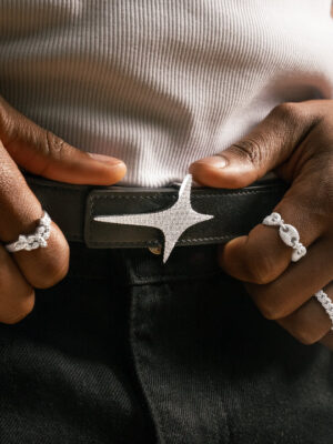 Slim Iced Icon Belt