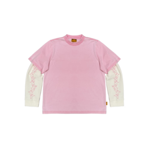 WASHED PINK LAYER TEE