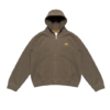 HEAVY WAFFLE ZIP HOODIE