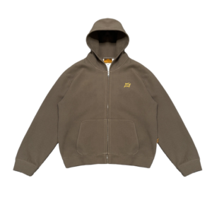 HEAVY WAFFLE ZIP HOODIE