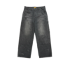 VINTAGE BLACK DOUBLE KNEE