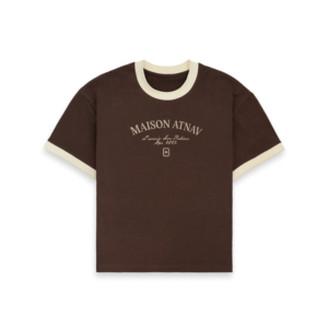 Le tee-shirt M.A marron/écru