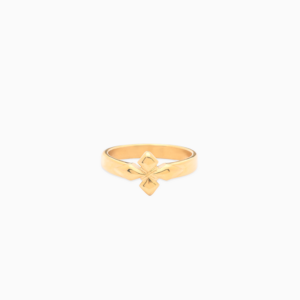 Crossed Star ring
