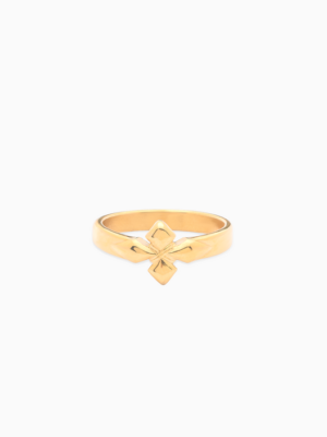 Crossed Star ring