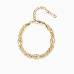 Bracelet Iced Cuban link Signature 5 mm