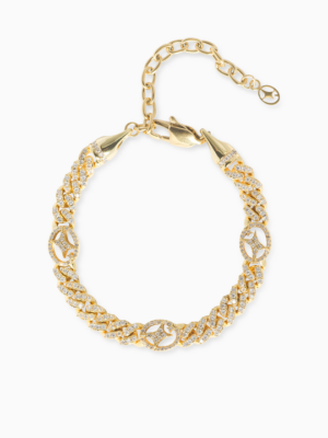Bracelet Iced Cuban link Signature 5 mm