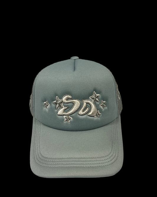 WASHED BLUE TRUCKER