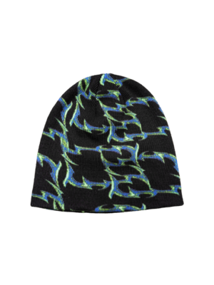 noir_bleu_2 BLACK BLUE ORNAMENTS BEANIE