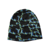 BLACK BLUE ORNAMENTS BEANIE