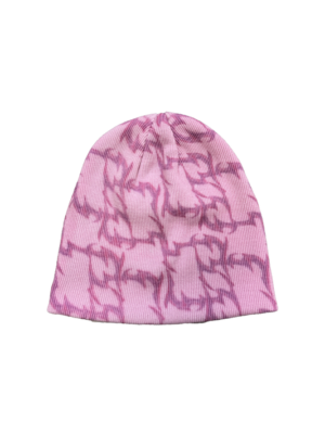 rose_1 PINK ORNAMENTS BEANIE