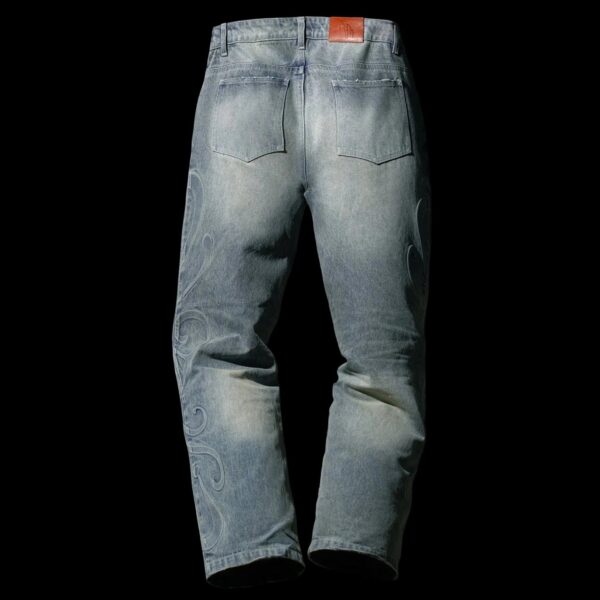 Glacier Embossed Denim Pant