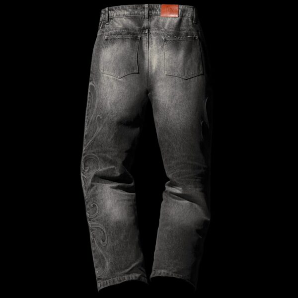 Earth Embossed Denim Pant