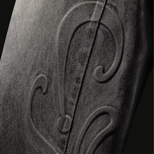 Earth Embossed Denim Pant
