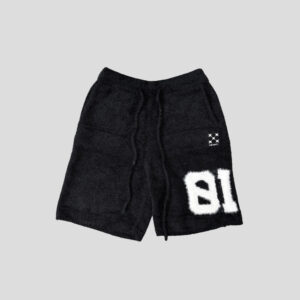 Short Mohair Noir
