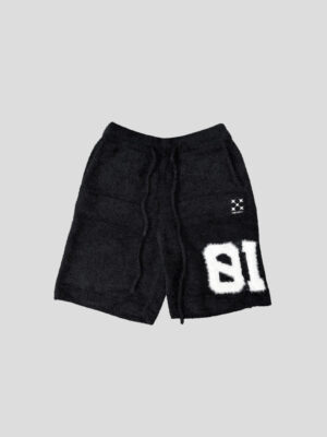 Short Mohair Noir