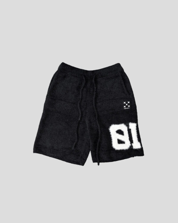 Short Mohair Noir