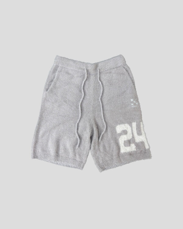 Short Mohair Gris