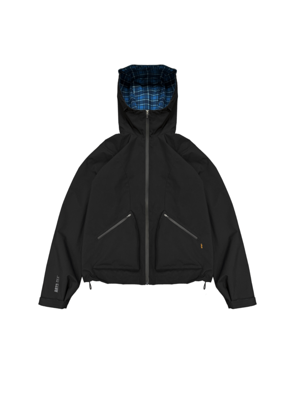 BLACK PLAID JACKET