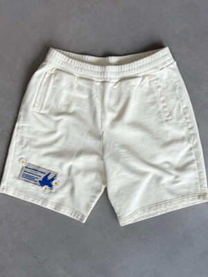 Beige Patchwork Short