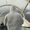 Hoodie Embossé Gris
