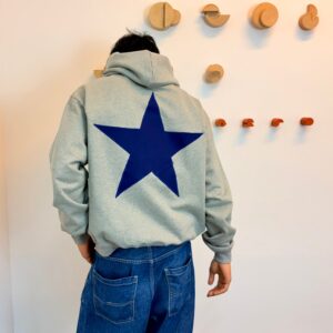 Star Hoodie Grey