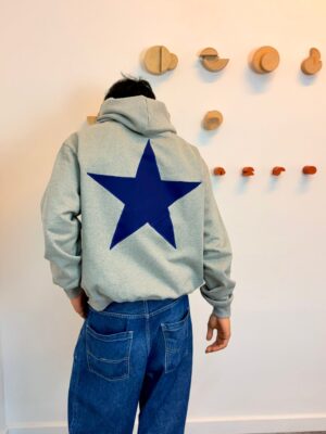 Star Hoodie Grey
