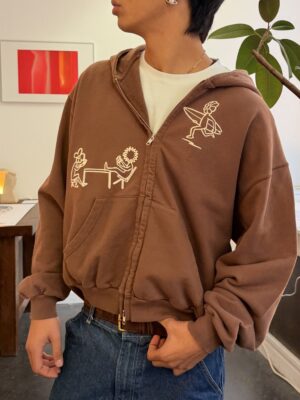 Brown Zip