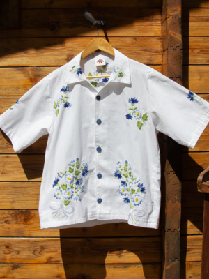 La chemise bleuet