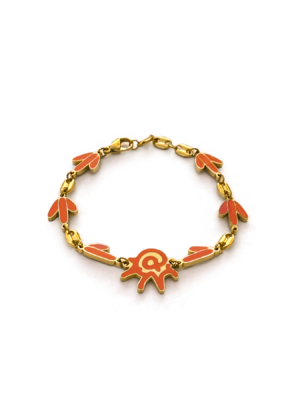 Le bracelet lavande (terre de Sienne)