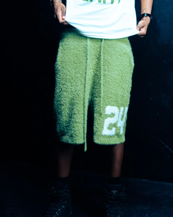 Short Mohair Vert