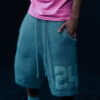 Short Mohair Gris