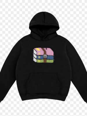 WinRAR FRAYED LOGO HOODIE