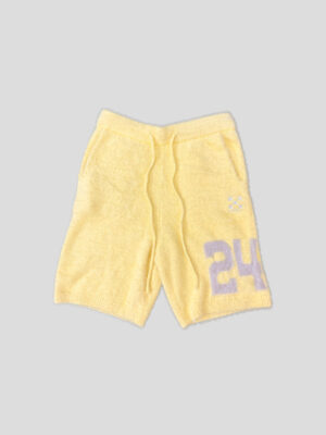 Short Mohair Jaune