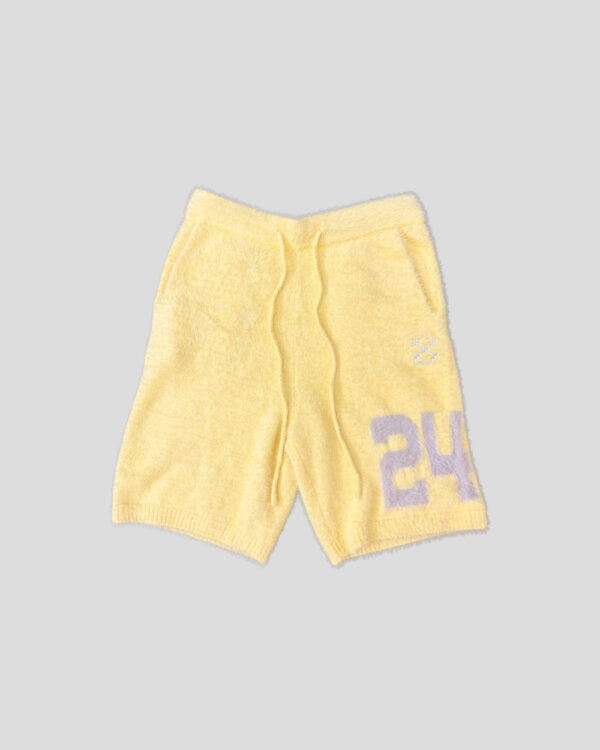Short Mohair Jaune