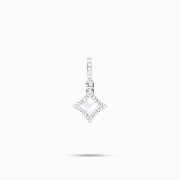 Star argentée - Motif Blanc – Make it Shine