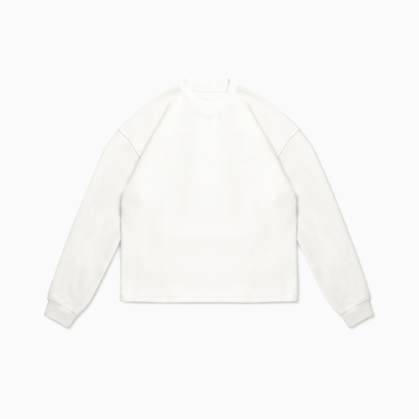 Pull waffle Make it Shine Blanc