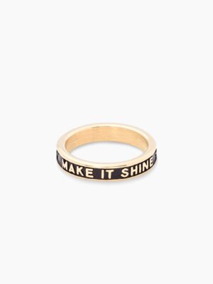 Make it shine ring dorée