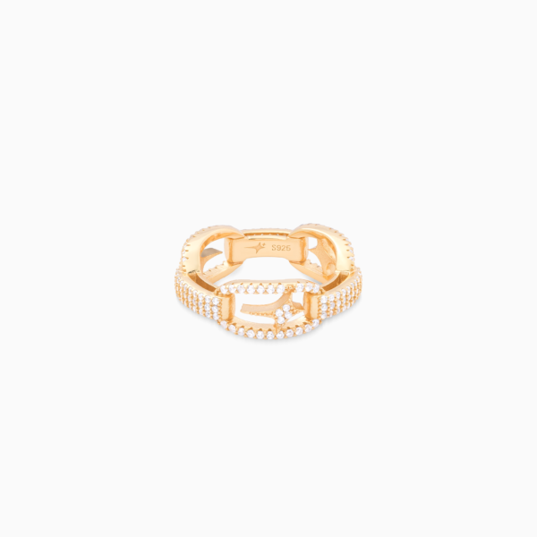 Iced H-ring signature dorée – Make it Shine
