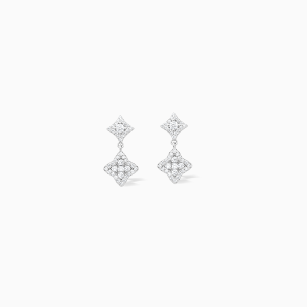 Stars & Flowers earrings argentées – Make it Shine
