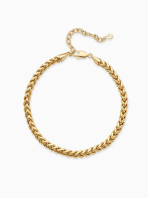 Bracelet Franco 3 mm doré