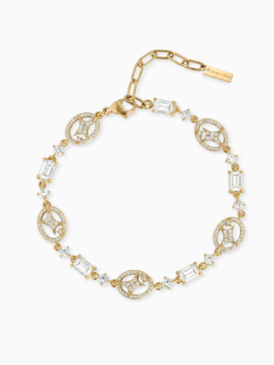 Bracelet Iced signature doré
