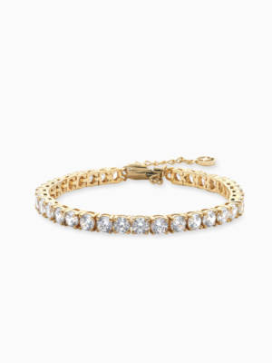Bracelet Tennis 4 mm doré