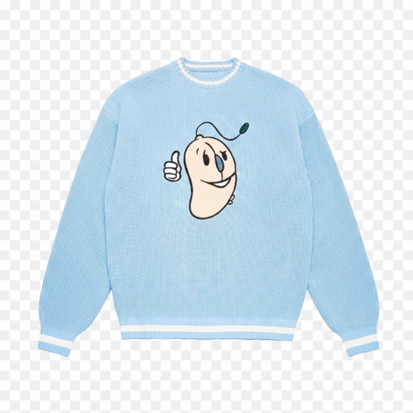 BLUE CLICKY STARTER KNIT