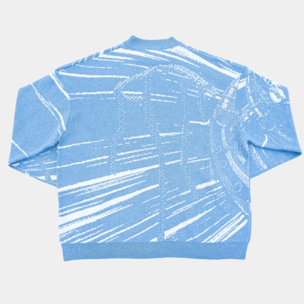 MULTI-DIMENSION KNIT BLUE