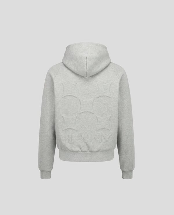 Hoodie Embossé Gris