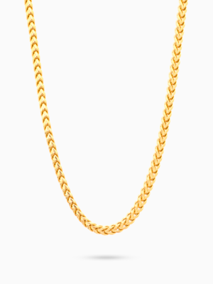 Chaîne Franco 3 mm dorée