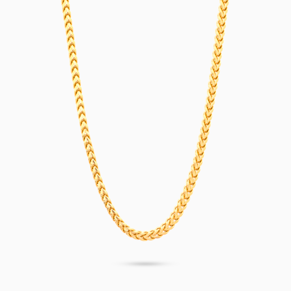 Chaîne Franco 3 mm dorée